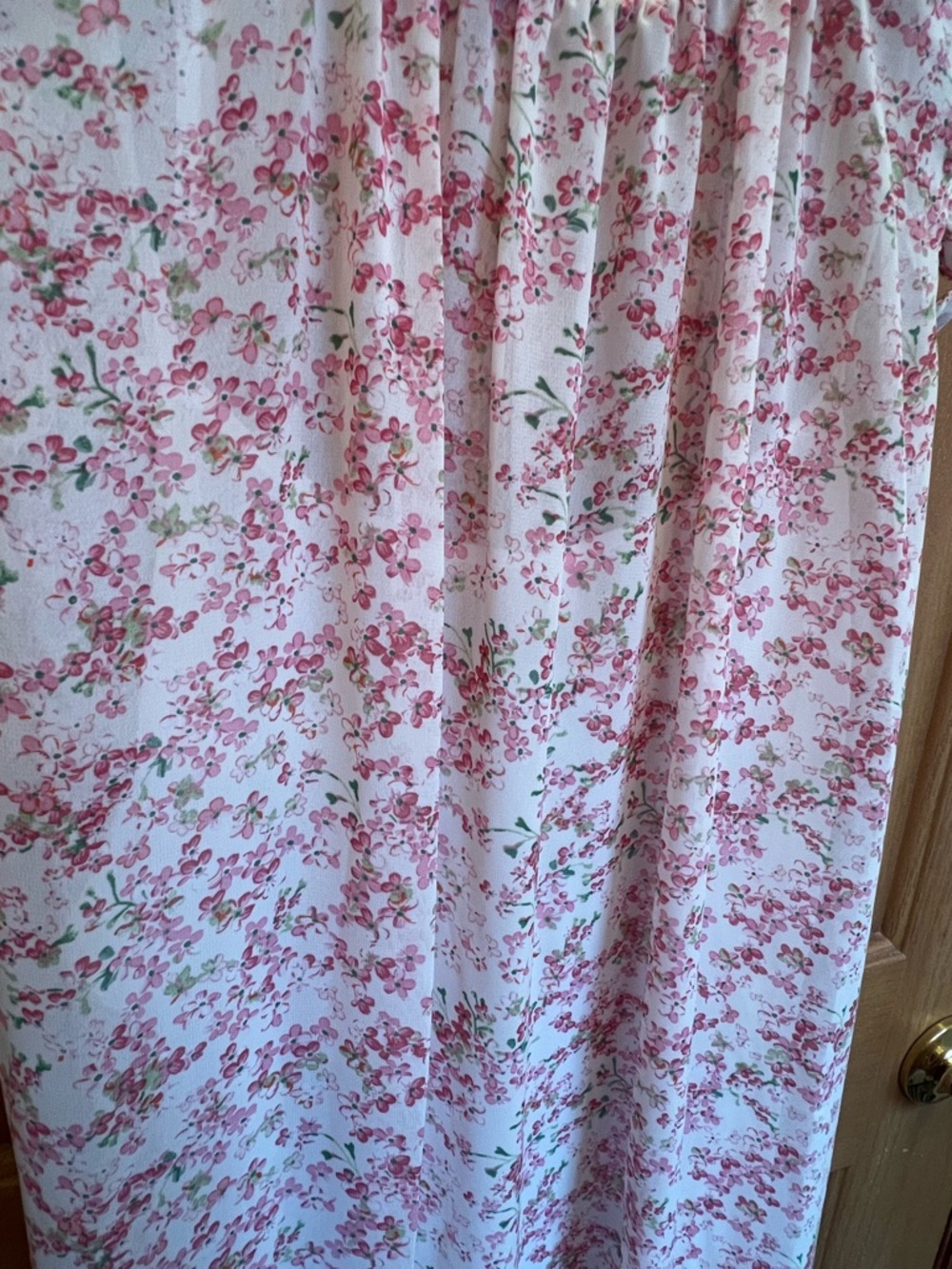 Emma & Michele Pink Floral Ruffled Maxi Dress - Picture 8 of 14